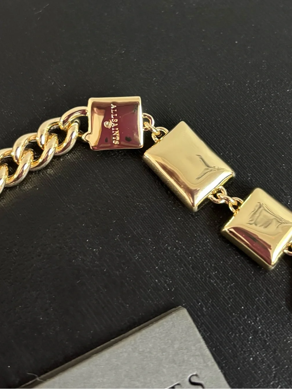 AllSaints Geometric Crystal Bracelet